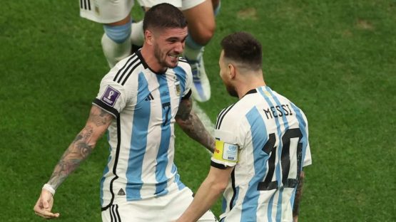 Rodrigo De Paul Lionel Messi Argentina