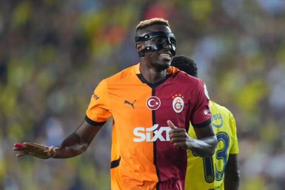 Victor Osimhen In Action For Galatasaray