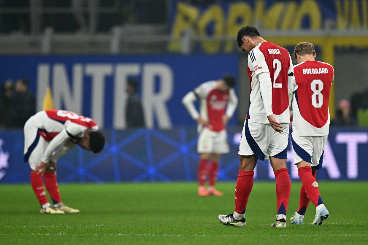 Arsenal Lose to Inter Milan