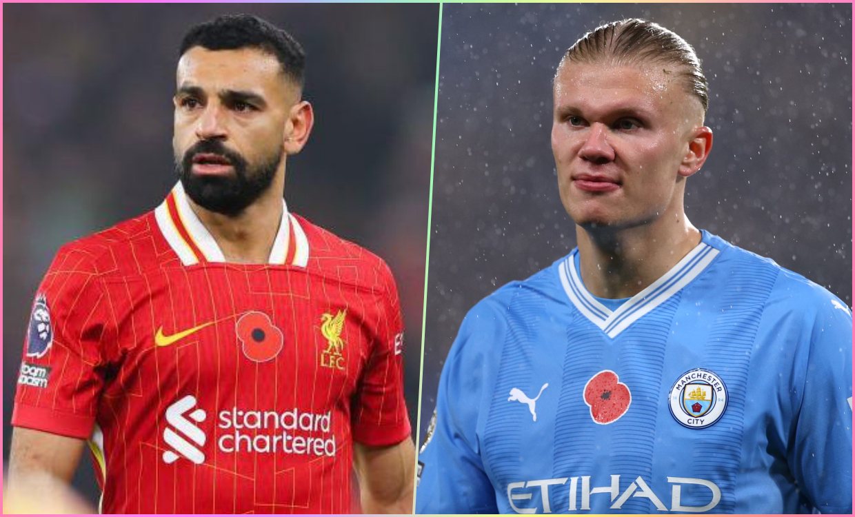 Mohamed Salah Liverpool vs Erling Haaland Manchester City