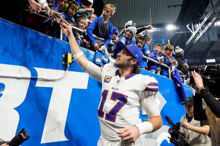 NFL MVP Josh Allen has 1,000+ passing yards and 14 total touchdowns in