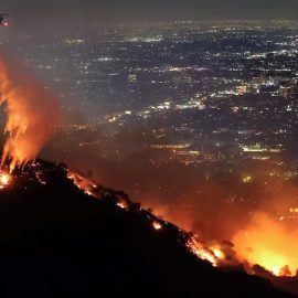 LA wildfires pic