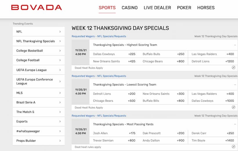 bovada black friday offers