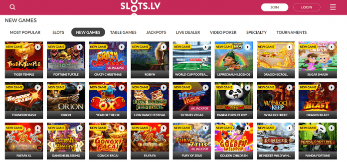 Slots.LV – Trusted VISA casino with an imposing number of games for slots players