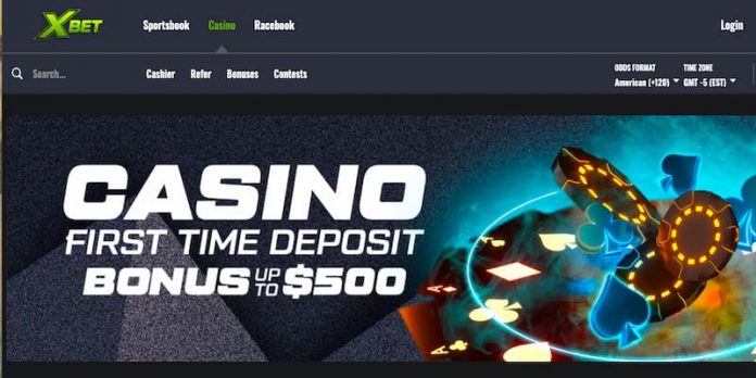 XBet casino page