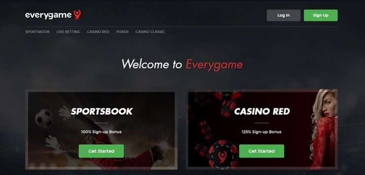 Everygame Reddit Gambling Site Homepage