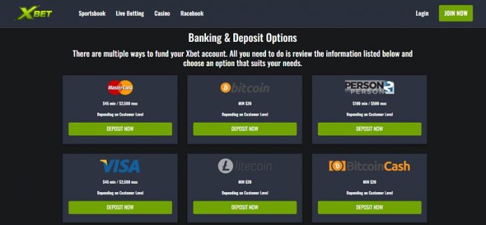 Xbet Banking Options