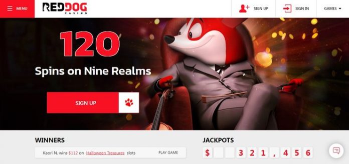 Red Dog Casino Homepage