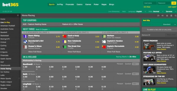 bet365 Sports Betting Sites