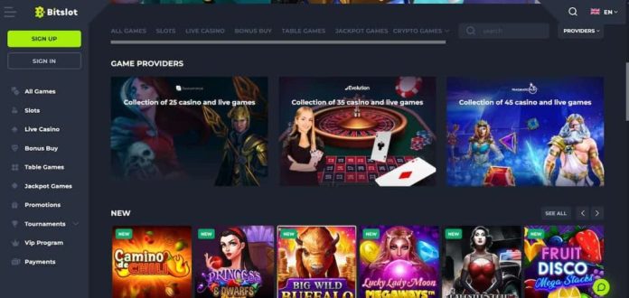 BitSlot ZA Bitcoin Live Dealer Casino